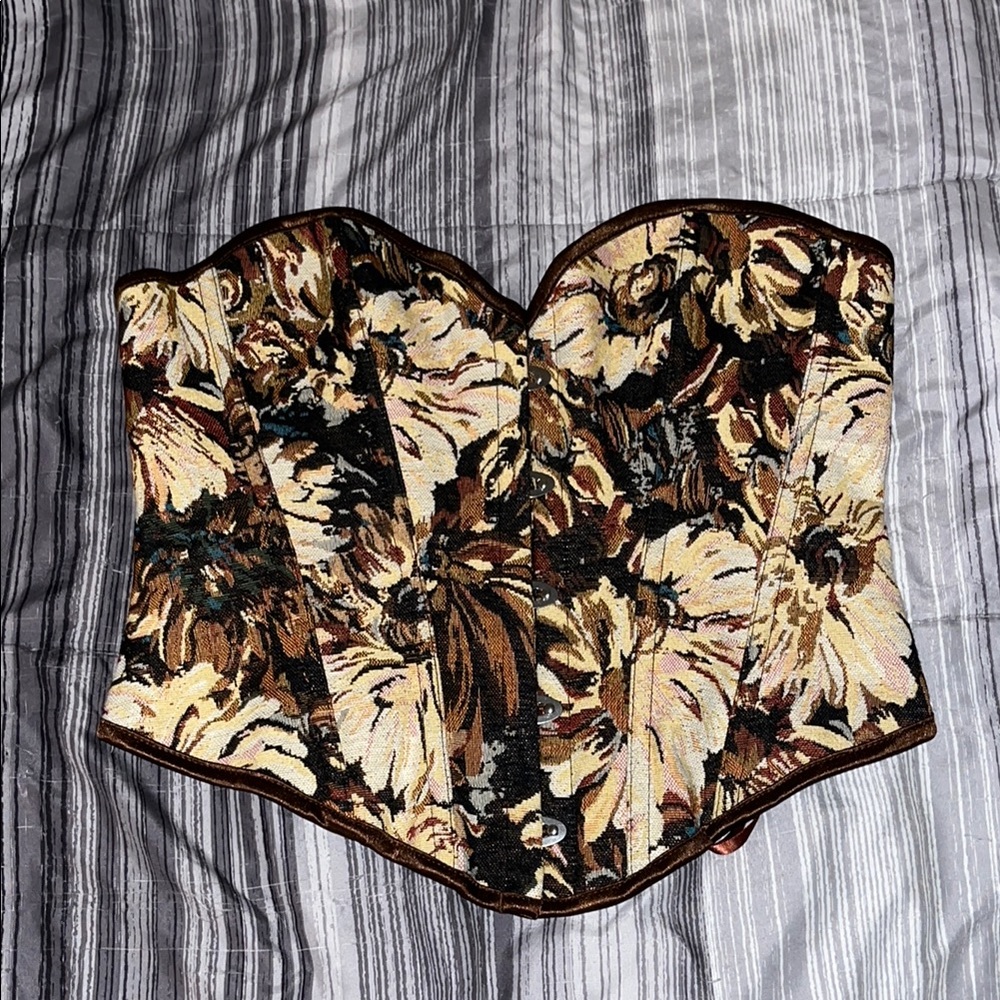 Floral Corset Top